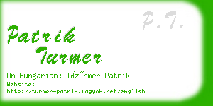 patrik turmer business card